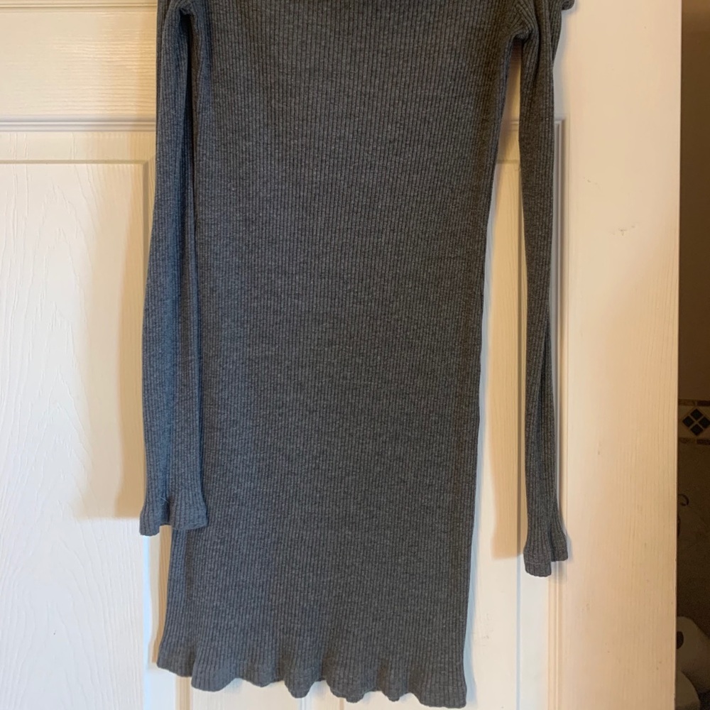 Peep a boo shoulder dress